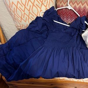 Hill House Nap Dress in navy blue
